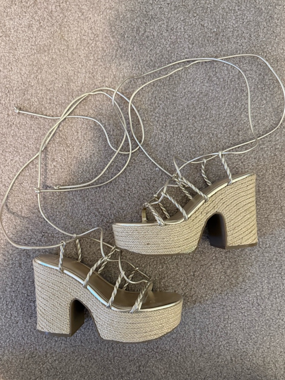 Marc Fisher LTD Oliver Ankle-Wrap Platform Heel